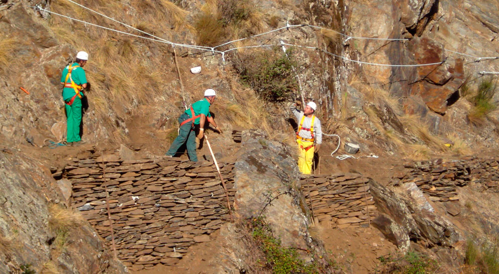 Obras y servicios de restauración del paisaje