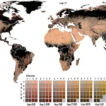 El primer mapamundi del color del suelo